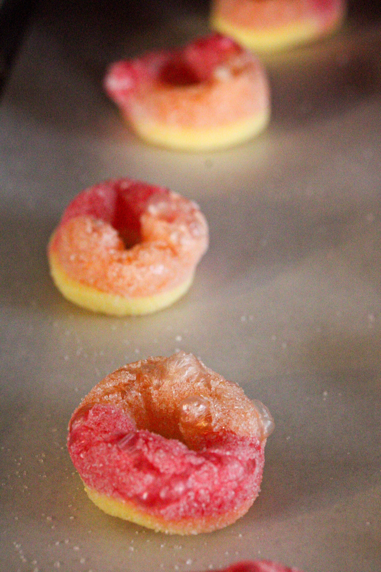 Freeze Dried Peach Sour Gummy Candy